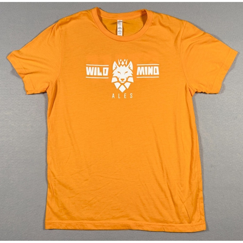 Wild Mind Ales Brewhouse Minneapolis Staff T-Shirt  Orange  Size L  NEW